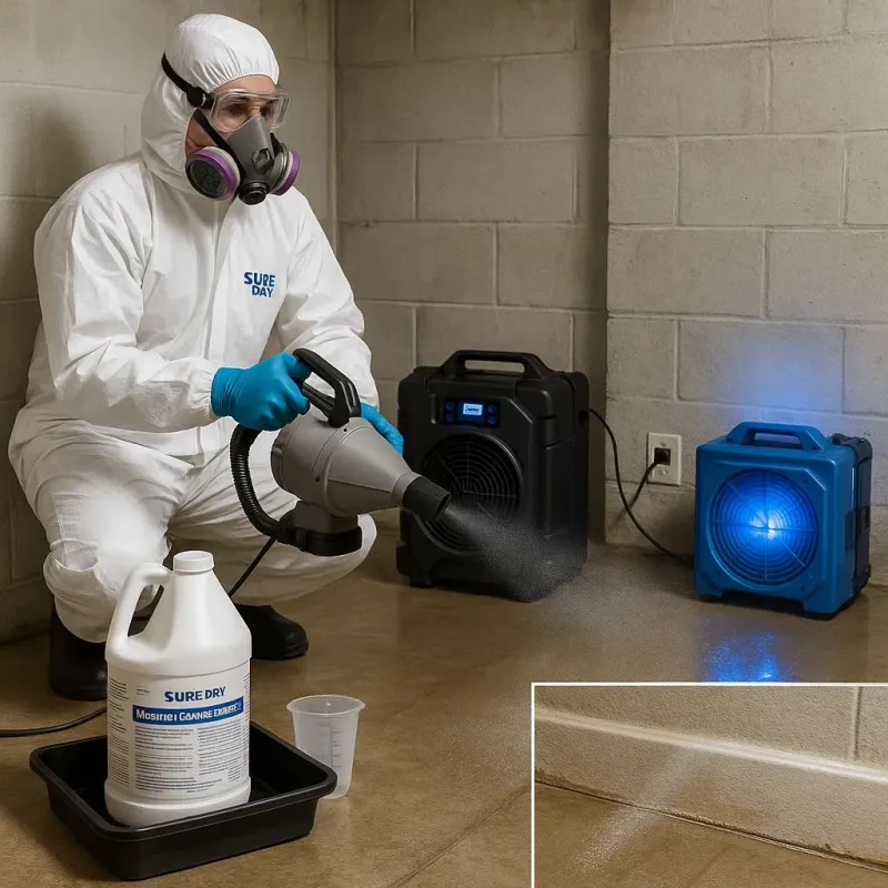 Sanitization and Odor Removal process in Lenoir, NC